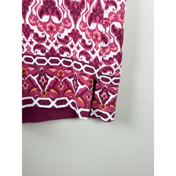 Coolibar Oceanside Tunic Dress Womens Sz M Pink UPF 50+ Beach Travel Vacation - Picture 4 of 8